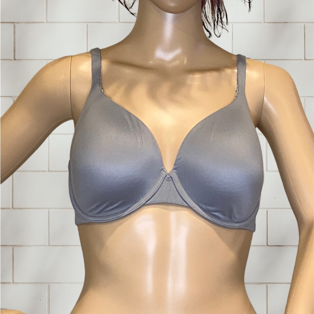 Victoria's Secret Body by Victoria Perfect Coverage Gray Bra Size 32DDD VGC